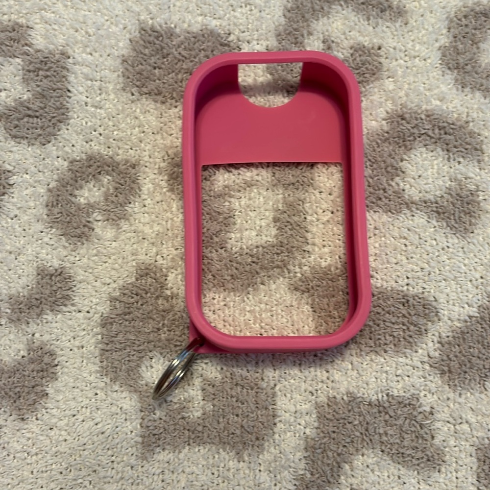 Touch land sanitizer keychain rubber cover
